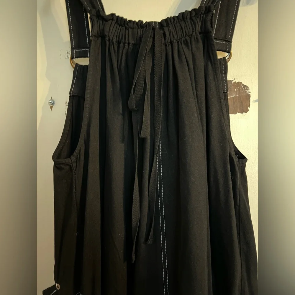 Free People Black Machu Barrel Midi Dress - Picture 9 of 13